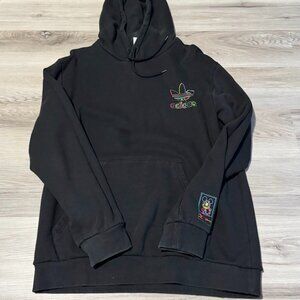 (L) Adidas Originals x Disney Black Heavyweight Hoodie